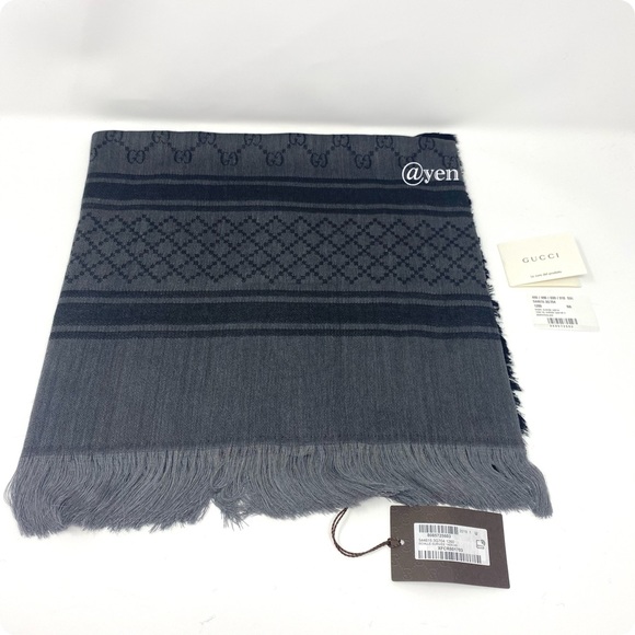 Gucci grey scialle servee scarf - Picture 8 of 13